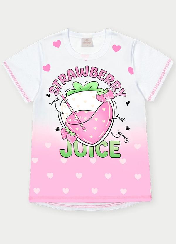 Abrange - Conjunto Menina Strawberry Juice Rosa 2