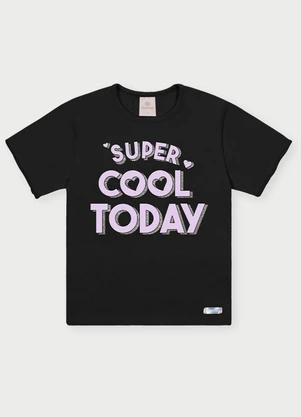 Abrange - Conjunto Menina Super Cool Preto - ABRANGE