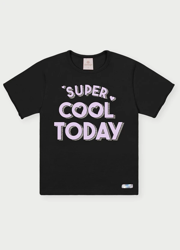 Abrange - Conjunto Menina Super Cool Preto 2