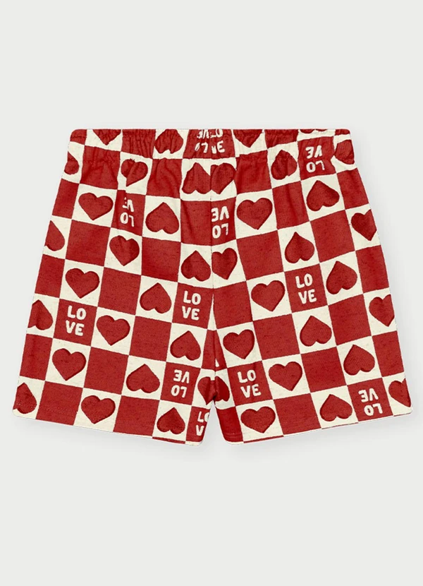 Abrange - Conjunto Menina Super Cool Vermelho 5