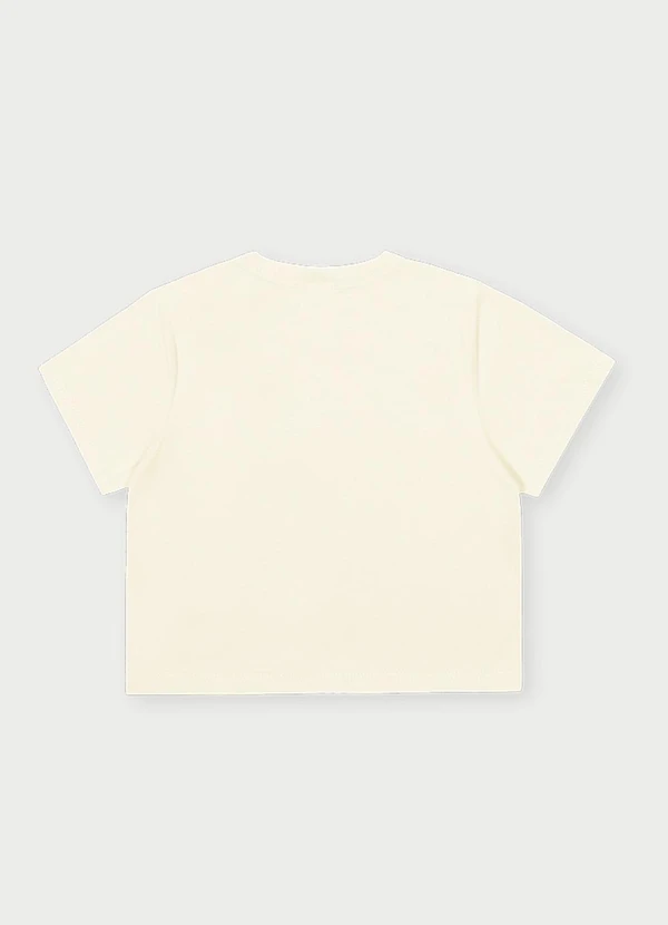 Abrange - Conjunto Menina Sweet Flowers Bege 3