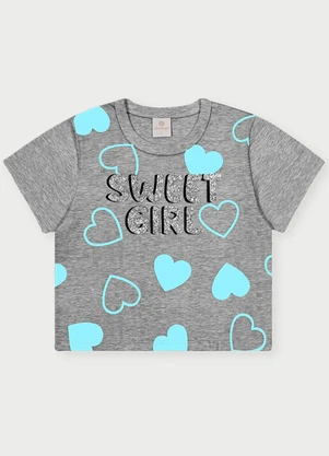 Abrange - Conjunto Menina Sweet Girl Azul - ABRANGE