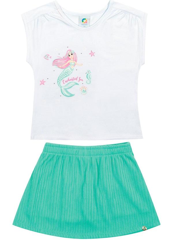 Alenice - Conjunto Minha Amiga: a Sereia Meninas Branco