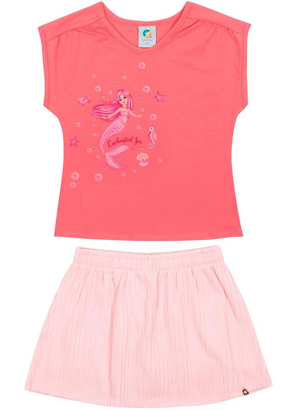 Alenice - Conjunto Minha Amiga: a Sereia Meninas Rosa