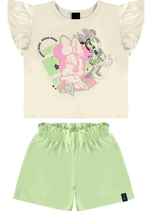 Malwee Kids - Conjunto Minnie Mouse Clochard Off White