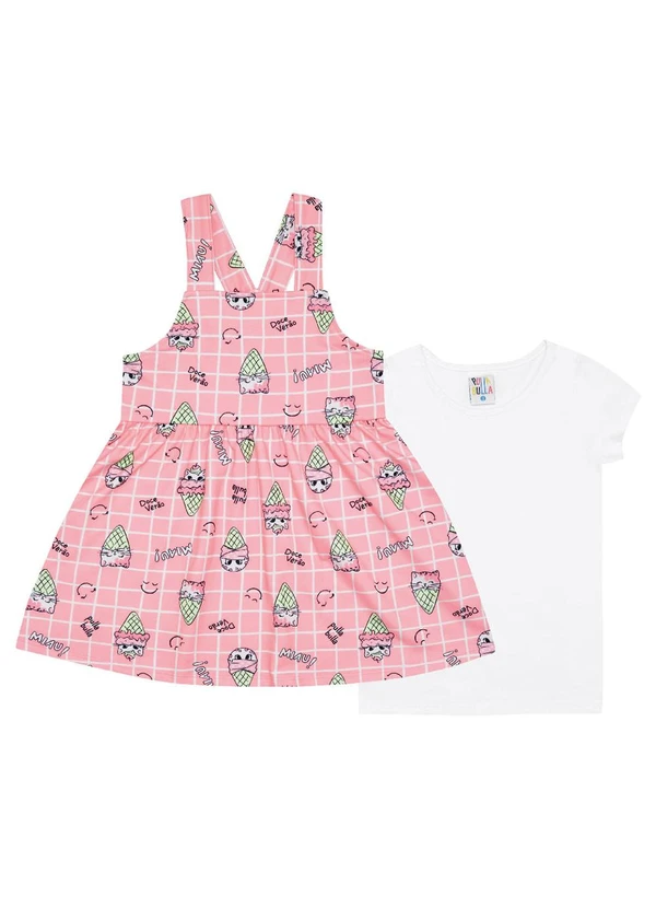 Pulla Bulla - Conjunto Molecotton Menina Rosa