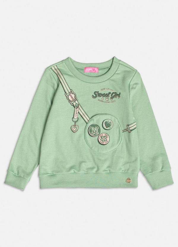 Momi - Conjunto Moletom Verde com Bolsinha Verde 3