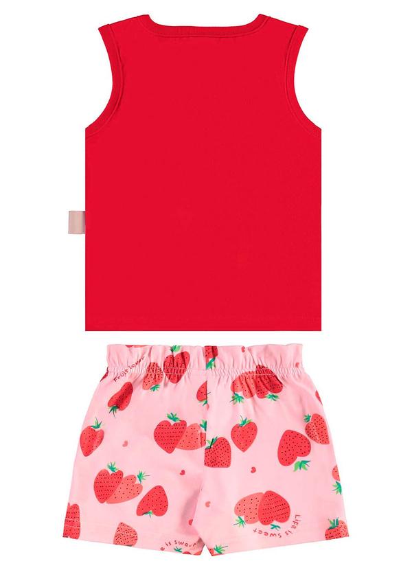 Bee Loop - Conjunto Morangos Menina Vermelho 3