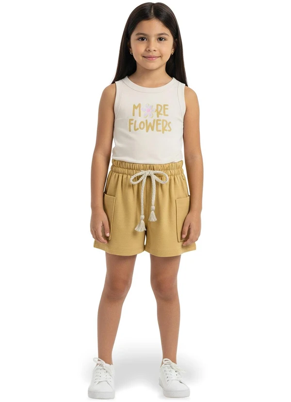 Malwee Kids - Conjunto More Flowers Off White 1