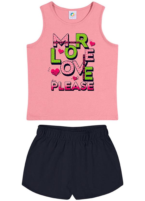 Alenice - Conjunto More Love Menina Rosa