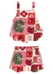 Malwee Kids - Conjunto Mosaico Macieira Vermelho - variação: Vermelho