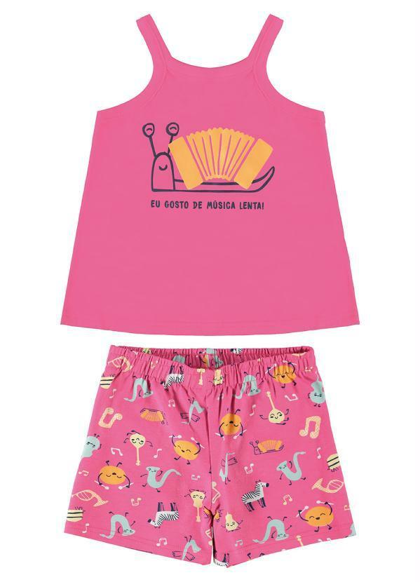 Malwee Kids - Conjunto Musical Menina Rosa