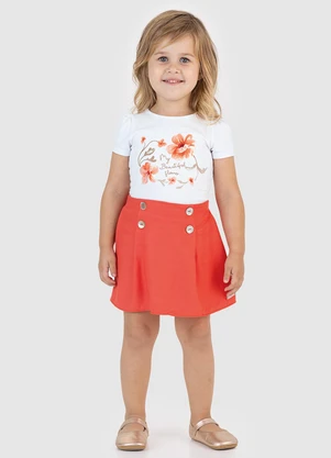 Carinhoso - Conjunto My Beautiful Flower Branco - CARINHOSO