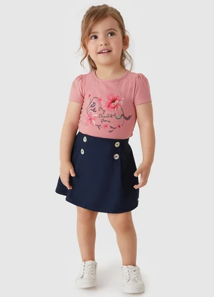 Carinhoso - Conjunto My Beautiful Flower Rosê - CARINHOSO