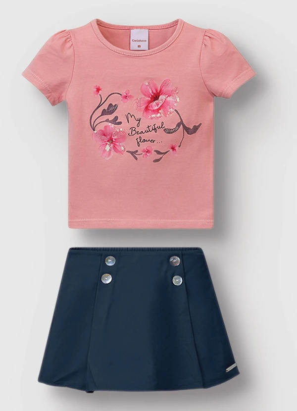 Carinhoso - Conjunto My Beautiful Flower Rosê 2