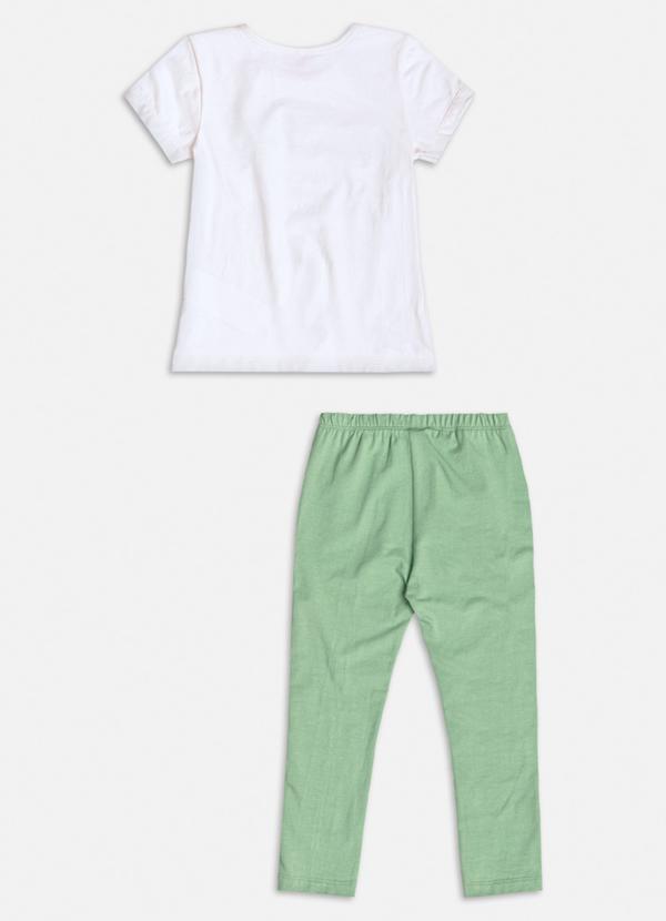 Momi - Conjunto New Trend com Legging Básica Branco 2