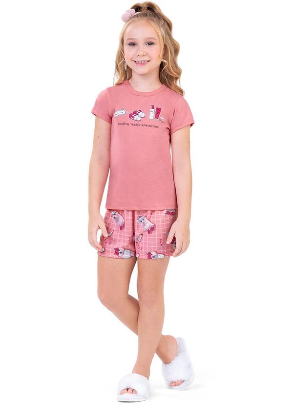 Alenice - Conjunto Night Night Menina Rosa