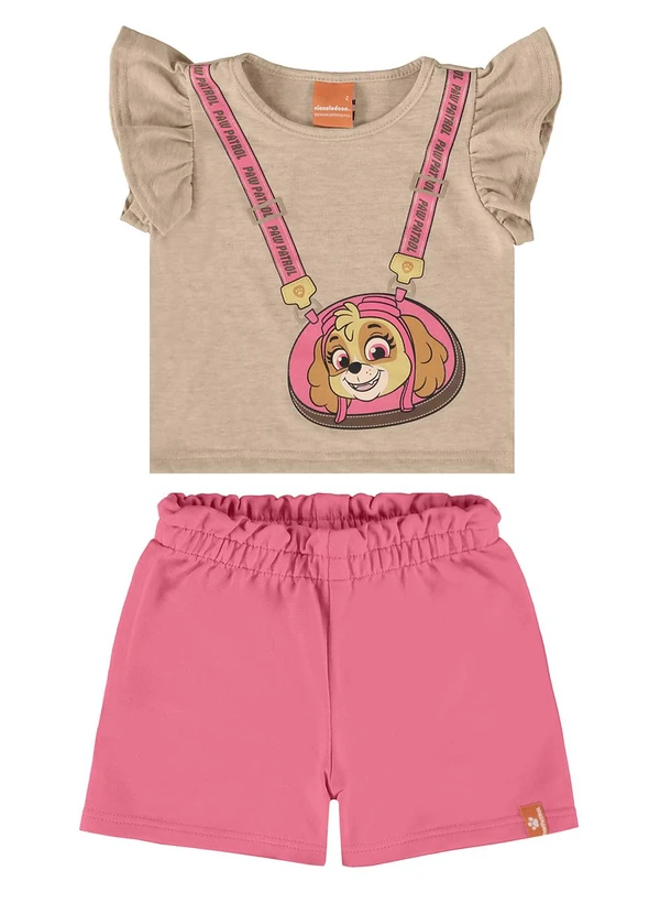 Malwee Kids - Conjunto Nude Skye Patrulha Canina® Menina 1