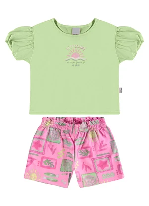 Malwee Kids - Conjunto Ocean Breeze Verde Claro - MALWEE KIDS