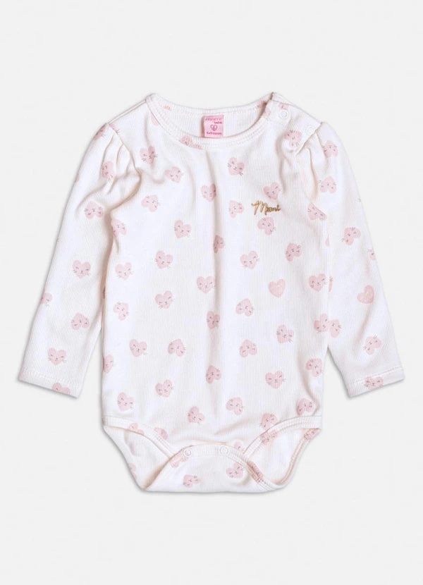 Momi - Conjunto Off White de Corações Branco 3