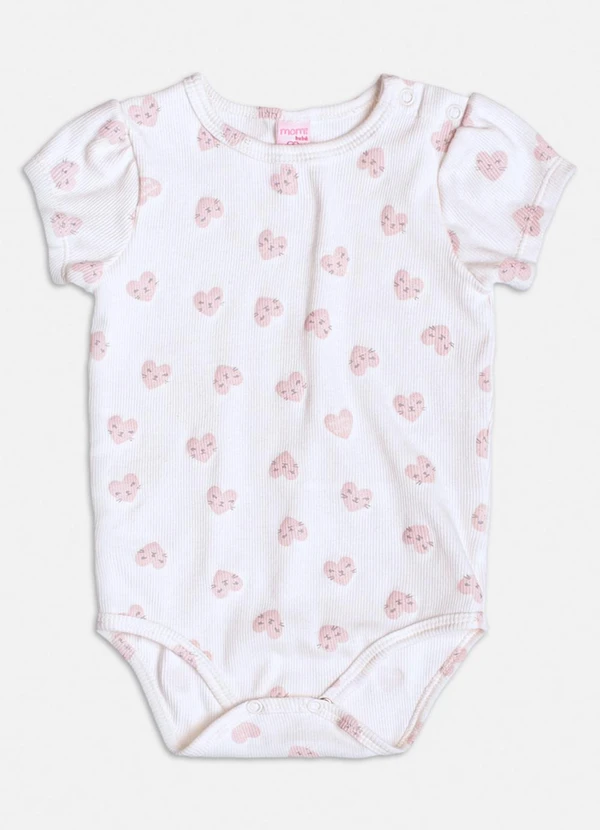 Momi - Conjunto Off White de Corações Branco 3