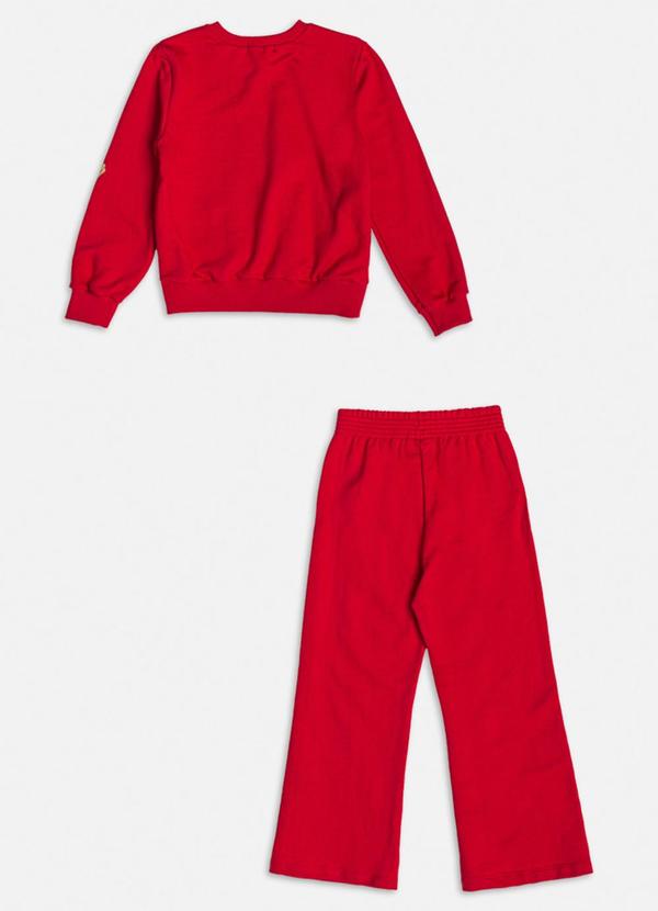Momi - Conjunto Pantalona com Estampa de Urso Vermelho 5