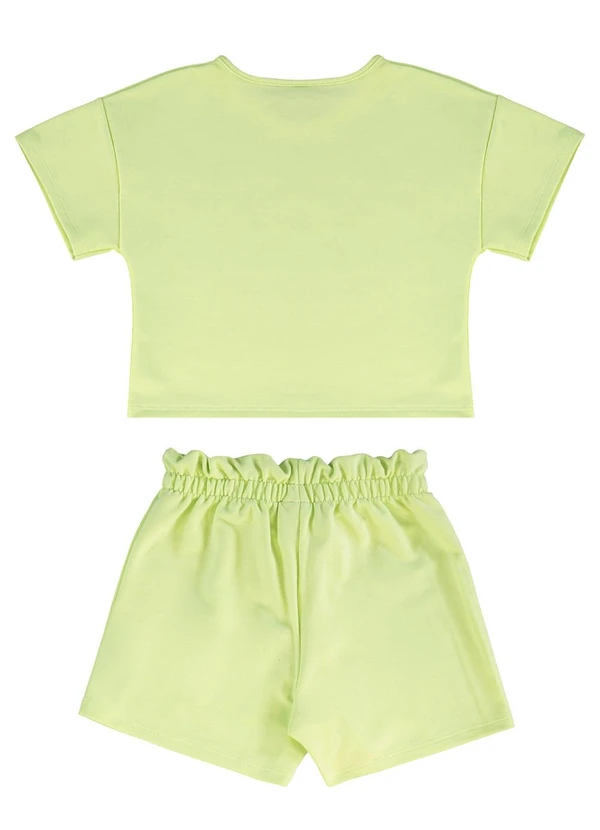 Guloseima - Conjunto para Menina em Molecotton Verde 2