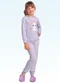 Fakini Kids - Conjunto Pijama Blusa M/Longa/Calça Roxo - variação: Roxo