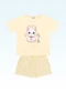 Fakini Kids - Conjunto Pijama Blusa/Shorts Roxo - variação: Amarelo