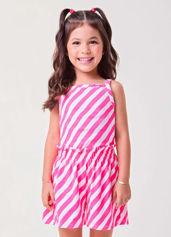 Bimbi - Conjunto Pink com Listras Pink