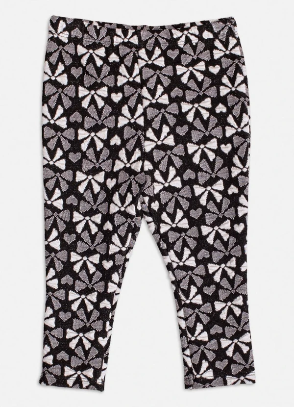 Momi - Conjunto Preto com Laços Branco 4