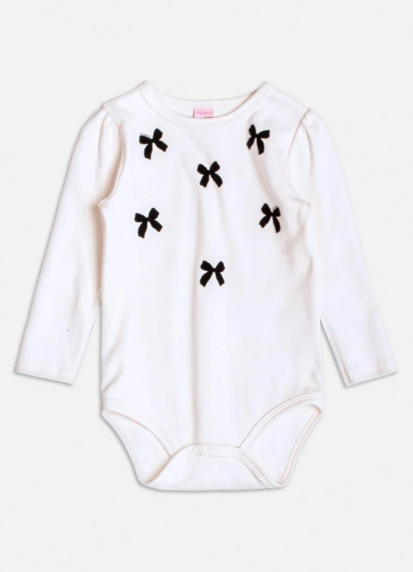 Momi - Conjunto Preto com Laços e Tule Branco 3