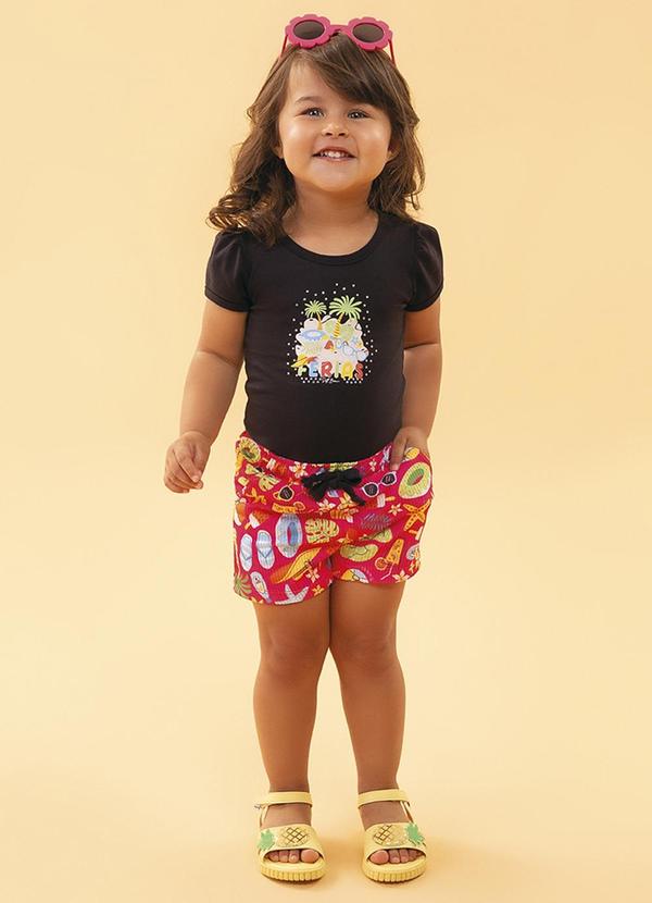 Soft Bonni - Conjunto Primeiros Passos Cotton Preto