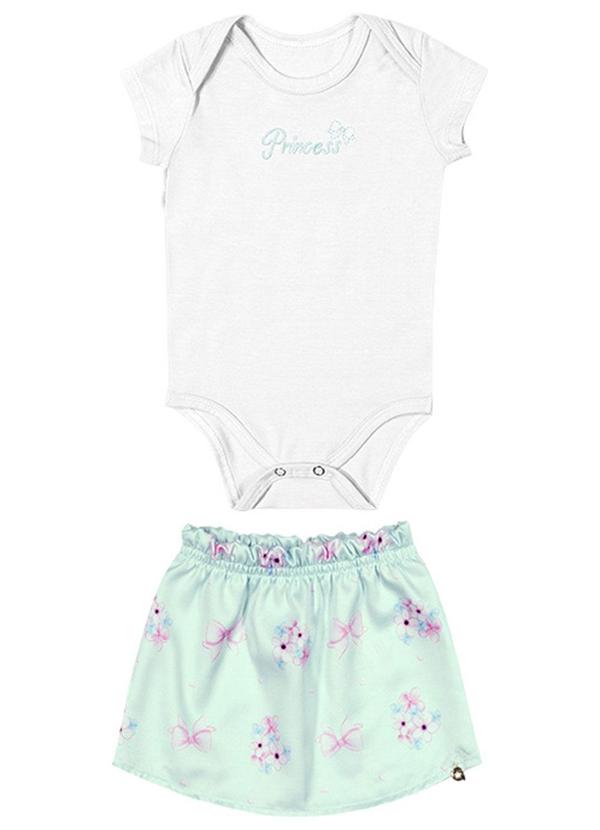 Alenice - Conjunto Princesas do Verão Menina Branco