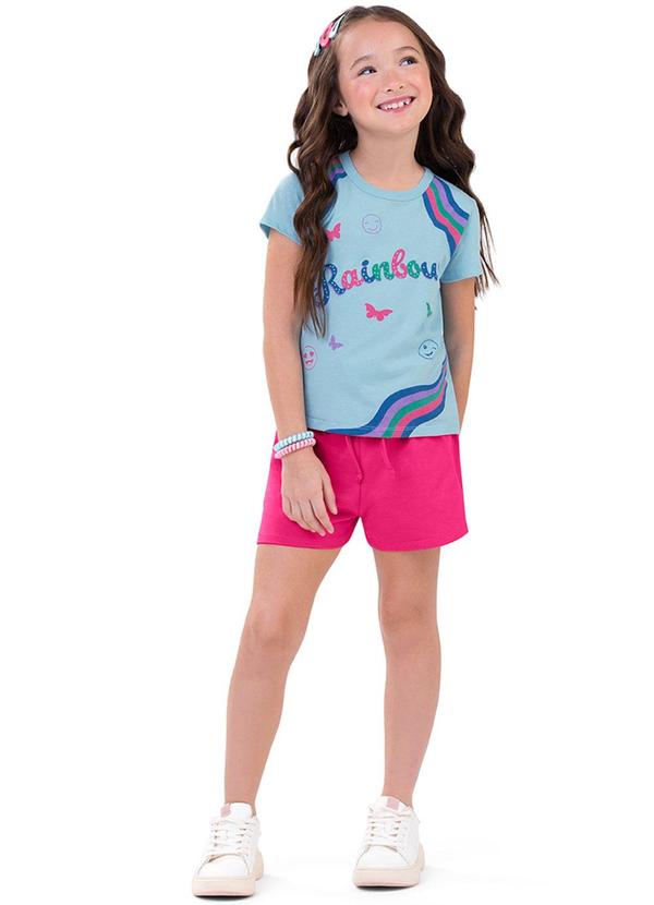 Alenice - Conjunto Rainbow Menina Azul