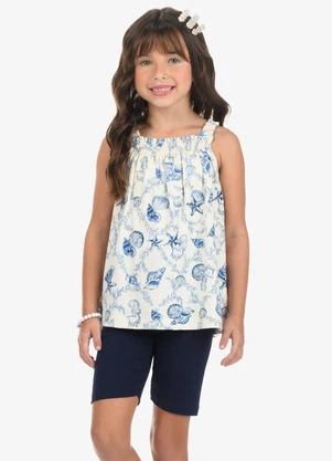 Rovi Kids - Conjunto Regata com Ciclista Bege - ROVI KIDS