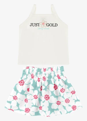 Rovi Kids - Conjunto Regata com Saia Azul - ROVI KIDS