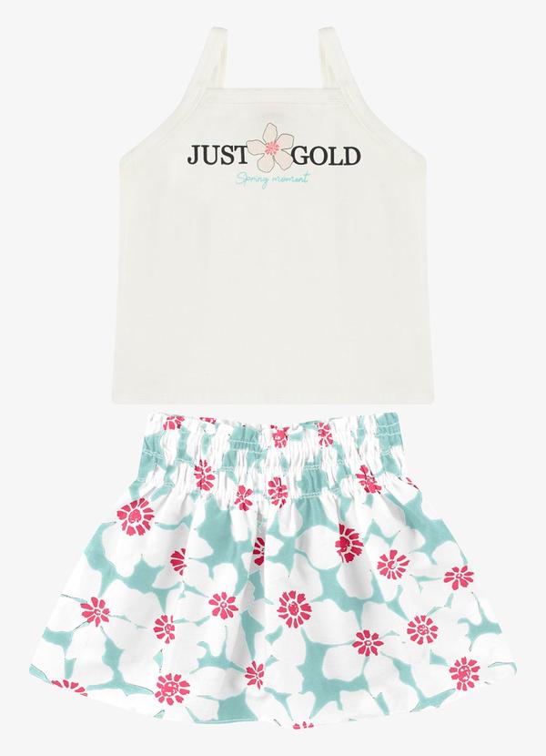 Rovi Kids - Conjunto Regata com Saia Azul
