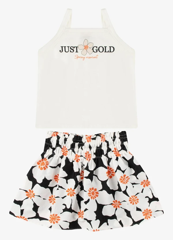 Rovi Kids - Conjunto Regata com Saia Preto 6