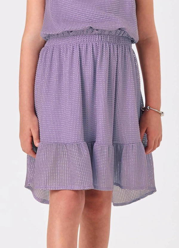 Trick Nick - Conjunto Regata com Saia Screen Shiny Roxo 5
