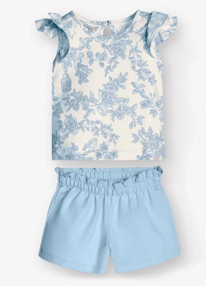 Trick Nick - Conjunto Regata com Shorts Azul - TRICK NICK