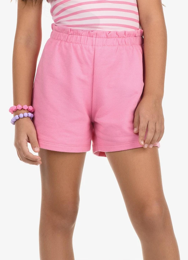 Rovi Kids - Conjunto Regata com Shorts Cotton Rosa 5