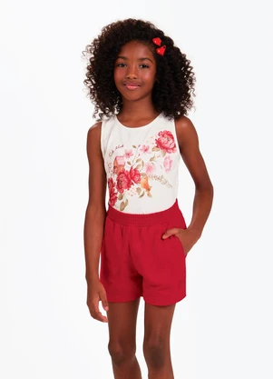 Trick Nick - Conjunto Regata com Shorts Feminino Bege - TRICK NICK
