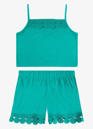 Rovi Kids - Conjunto Regata com Shorts Infantil Verde - ROVI KIDS