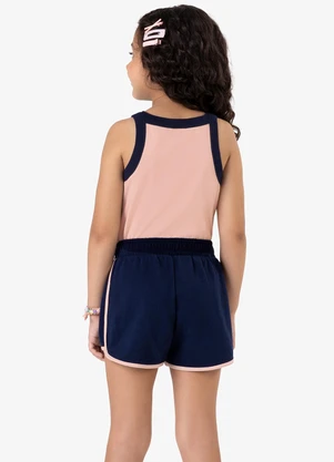 Rovi Kids - Conjunto Regata com Shorts Rosa - ROVI KIDS