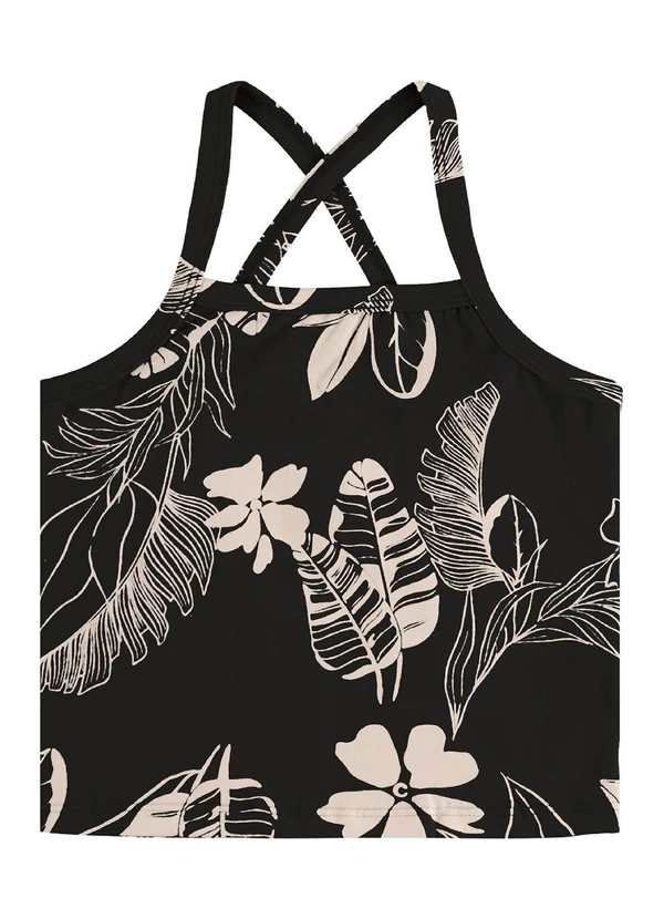 Bee Loop - Conjunto Regata Cropped e Short Preto 3