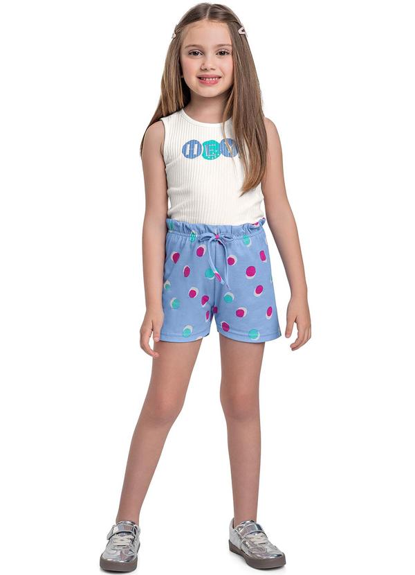Bee Loop - Conjunto Regata Cropped e Short Bege