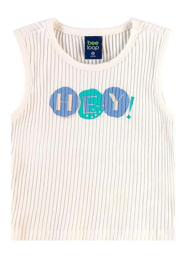 Bee Loop - Conjunto Regata Cropped e Short Bege 4