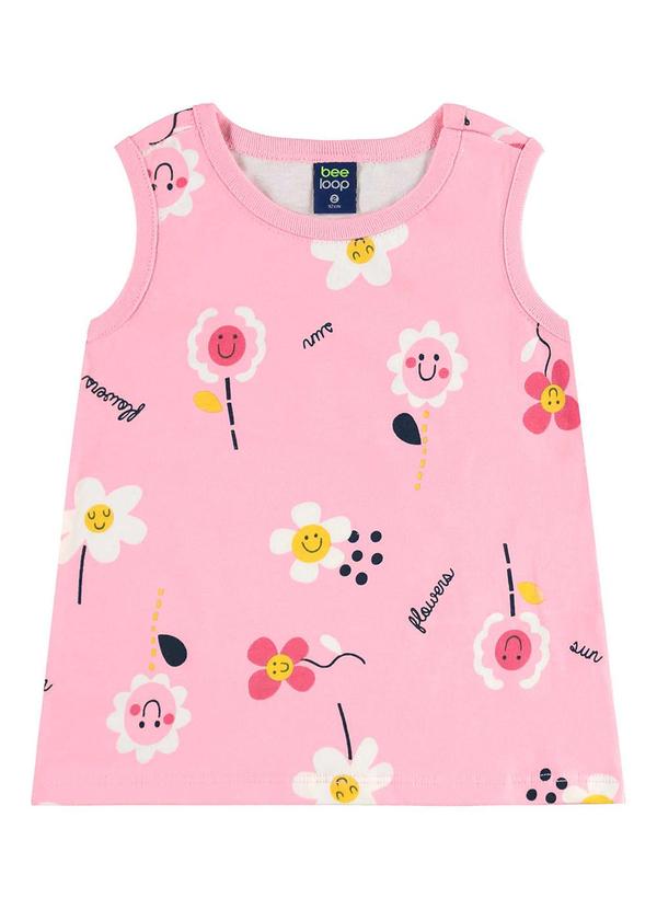 Bee Loop - Conjunto Regata e Bermuda Menina Rosa 3