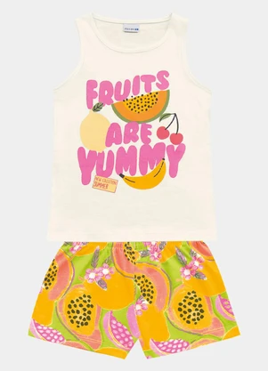 Fakini Kids - Conjunto Regata e Short Bege - FAKINI KIDS